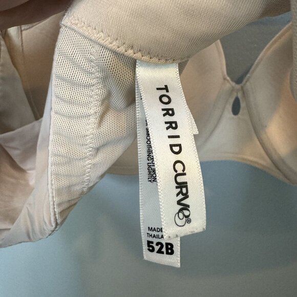TORRID Curve Beige Underwire Lightly Lined Bra 52B - Picture 4 of 6